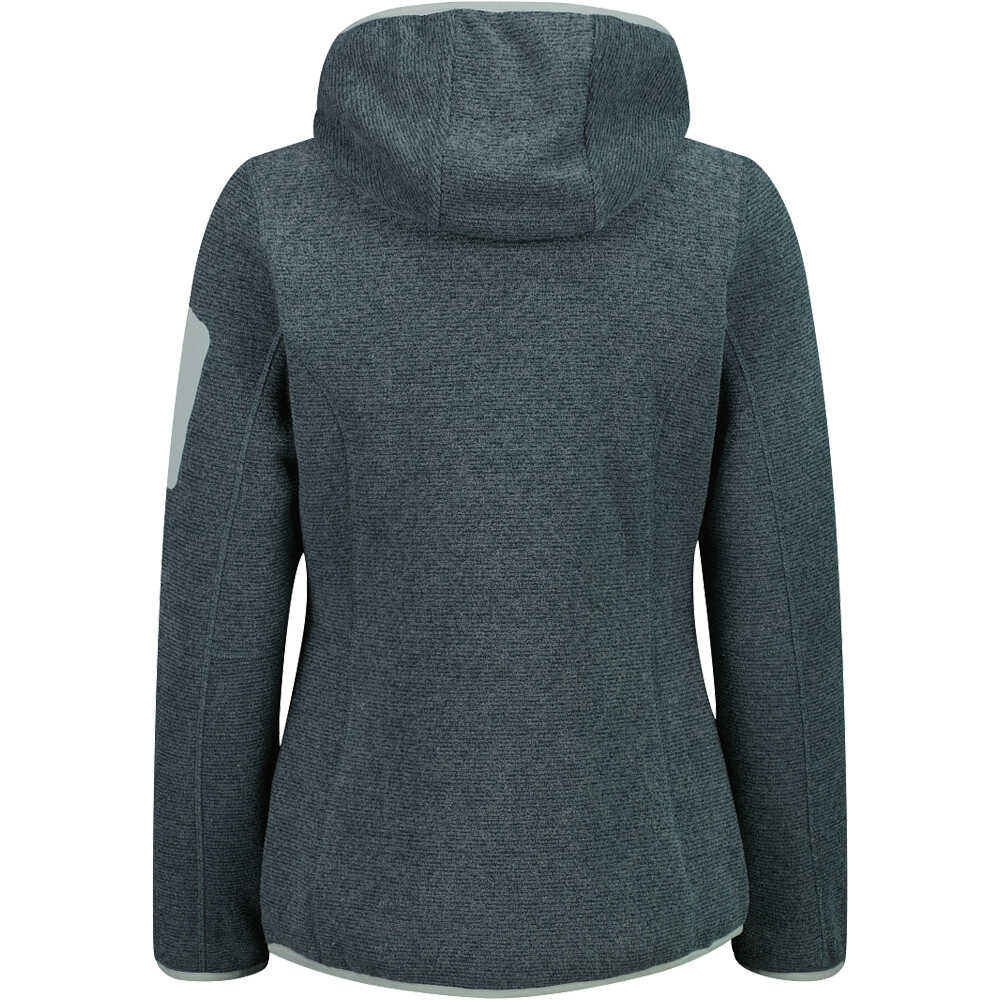 Cmp forro polar mujer WOMAN JACKET FIX HOOD vista trasera