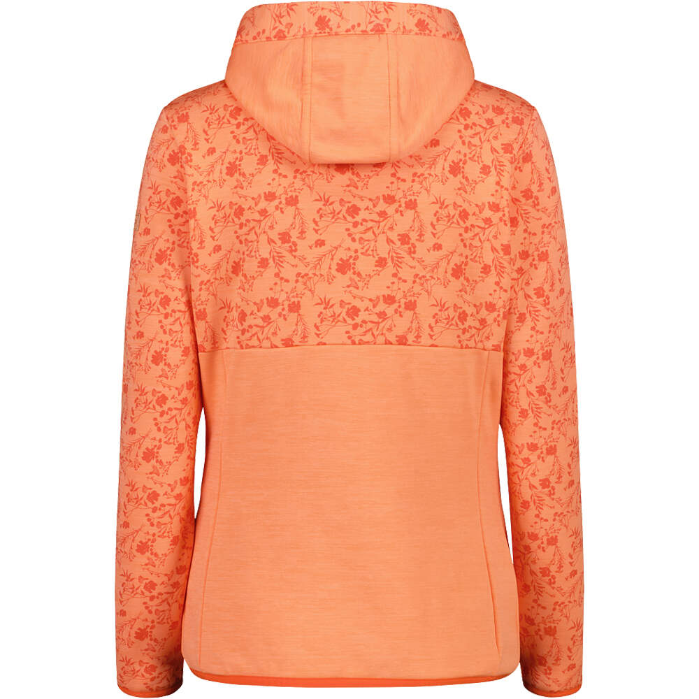 Cmp forro polar mujer WOMAN JACKET FIX HOOD vista trasera