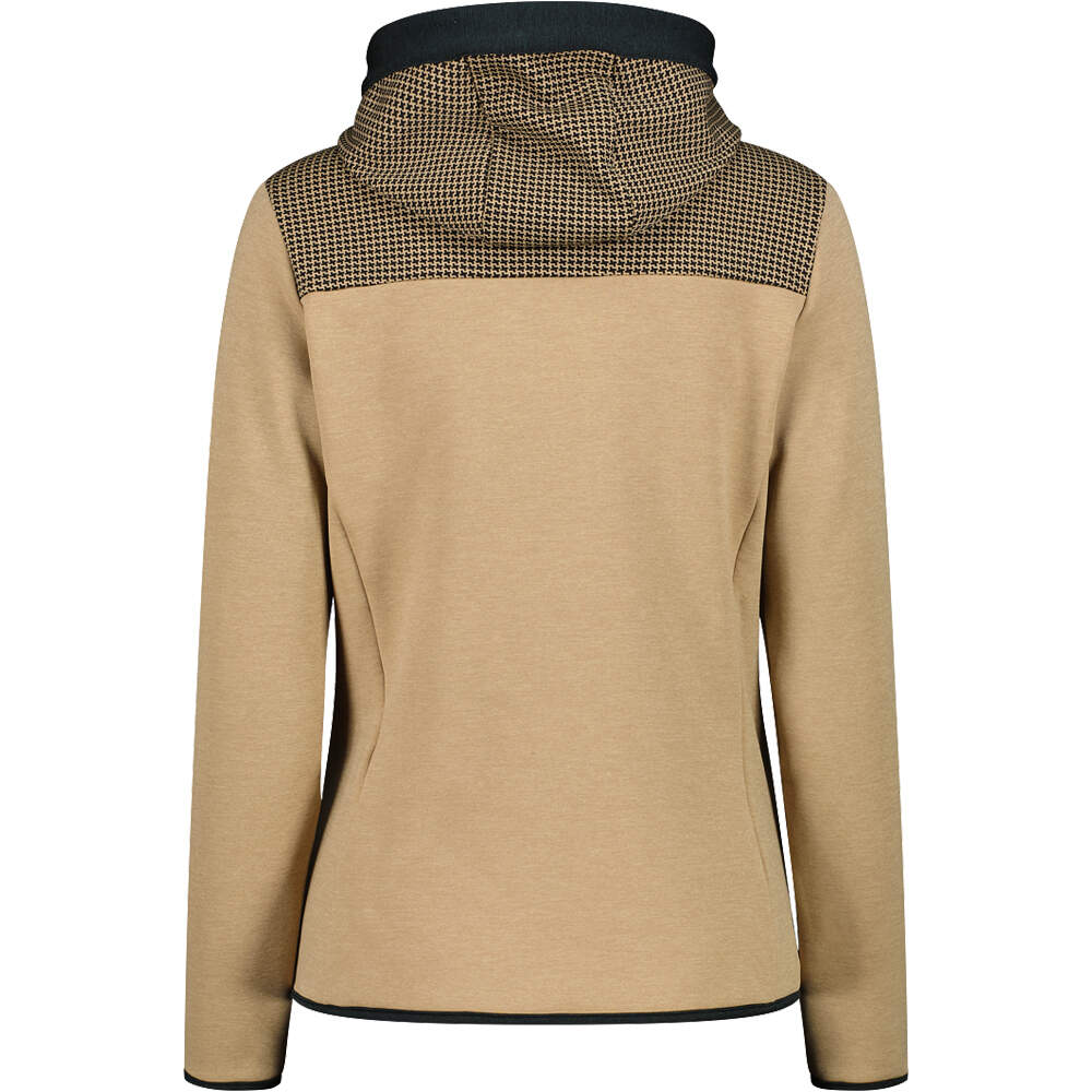 Cmp forro polar mujer WOMAN JACKET FIX HOOD vista trasera