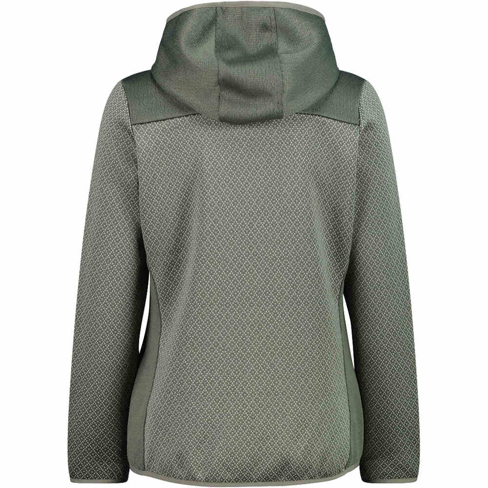 Cmp forro polar mujer WOMAN JACKET FIX HOOD vista trasera