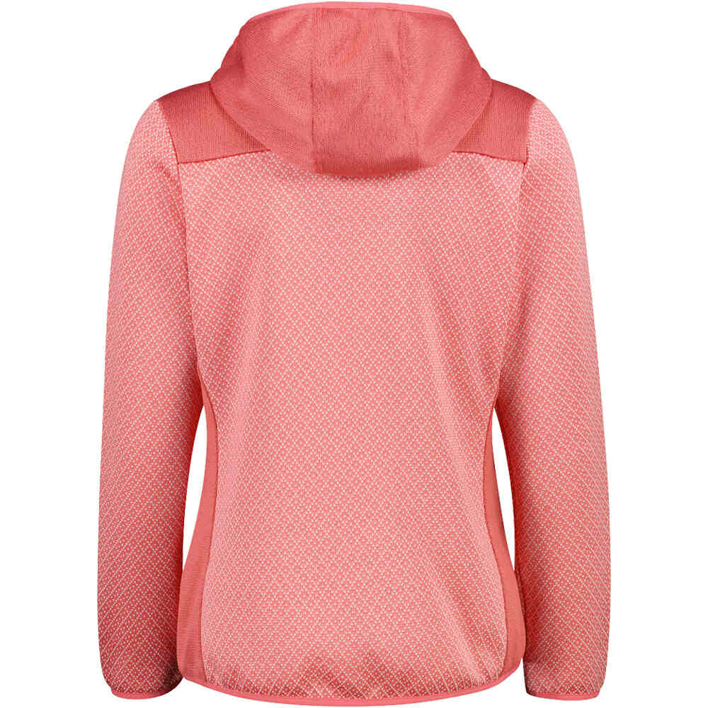 Cmp forro polar mujer WOMAN JACKET FIX HOOD vista trasera