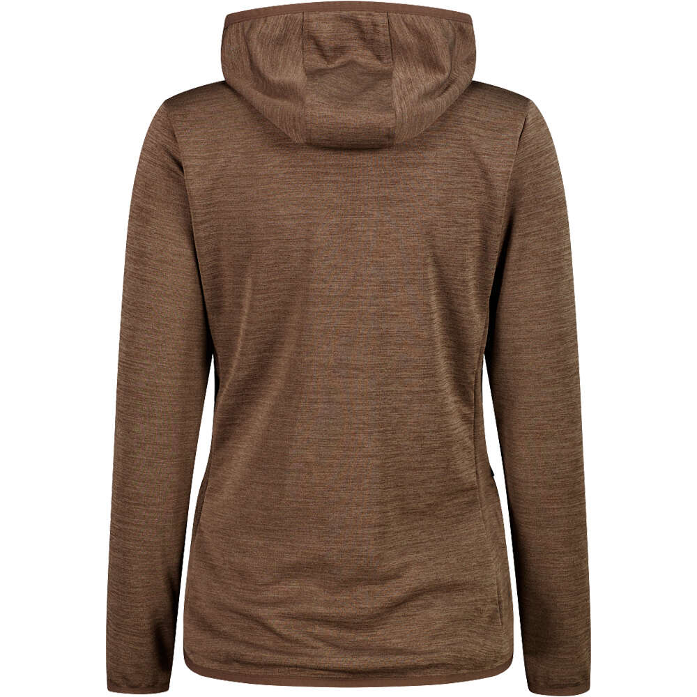 Cmp forro polar mujer WOMAN JACKET FIX HOOD vista trasera