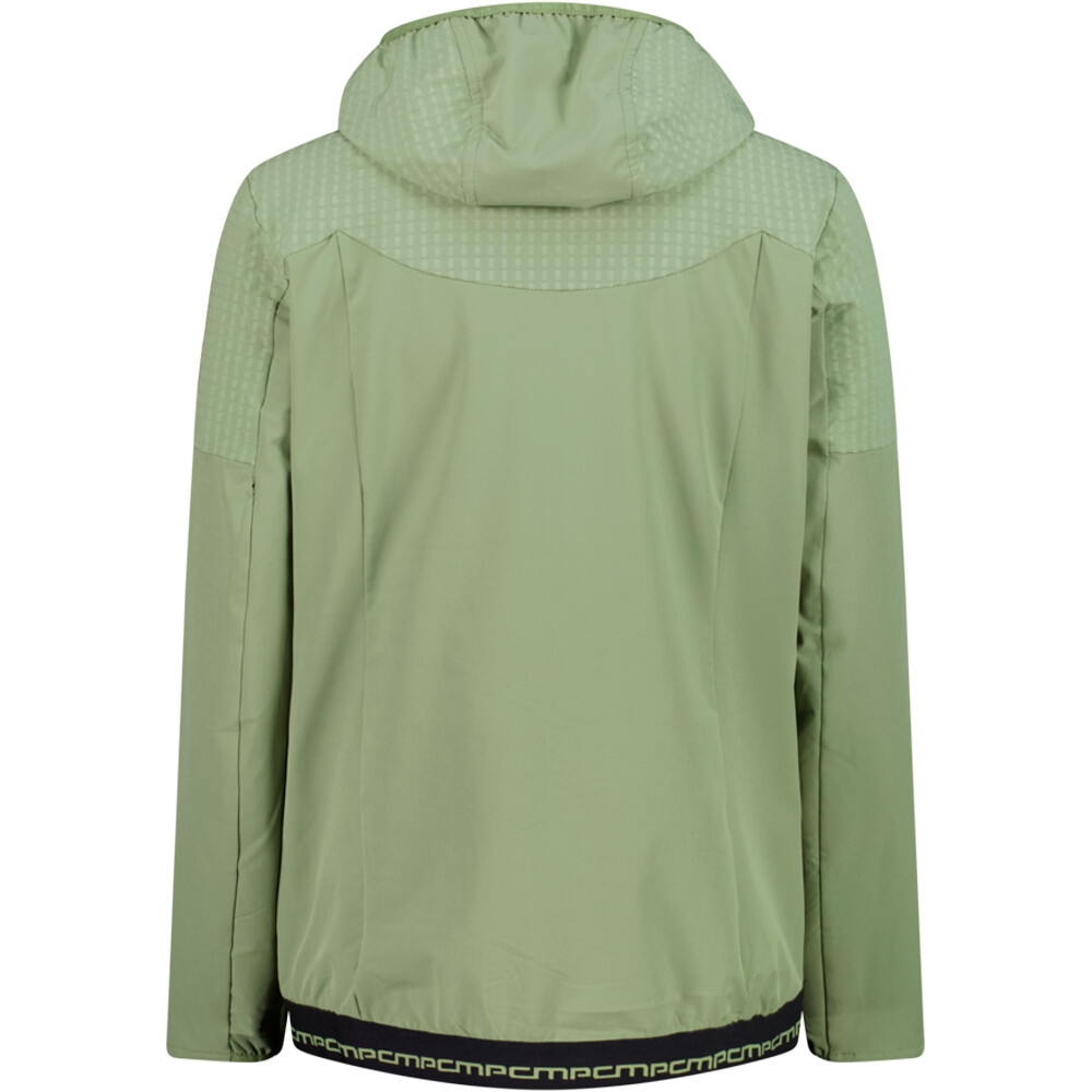 Cmp forro polar mujer WOMAN JACKET FIX HOOD vista trasera