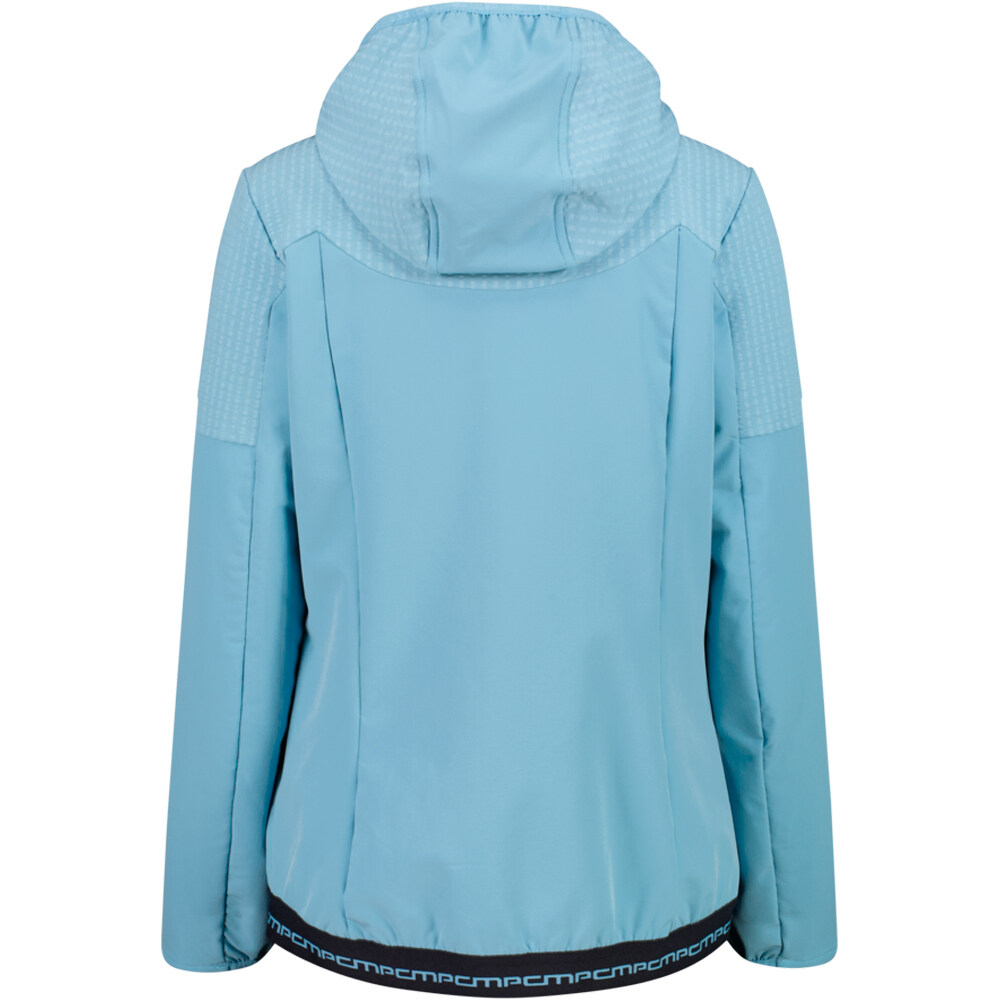 Cmp forro polar mujer WOMAN JACKET FIX HOOD vista trasera