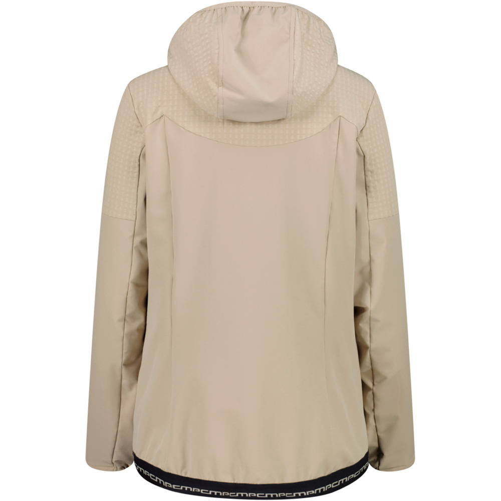 Cmp forro polar mujer WOMAN JACKET FIX HOOD vista trasera