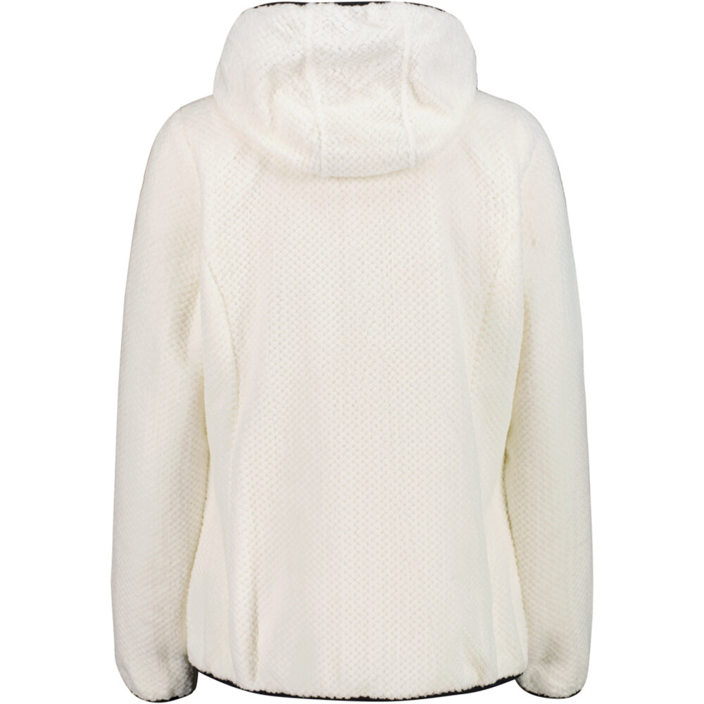 Cmp forro polar mujer WOMAN JACKET FIX HOOD vista trasera
