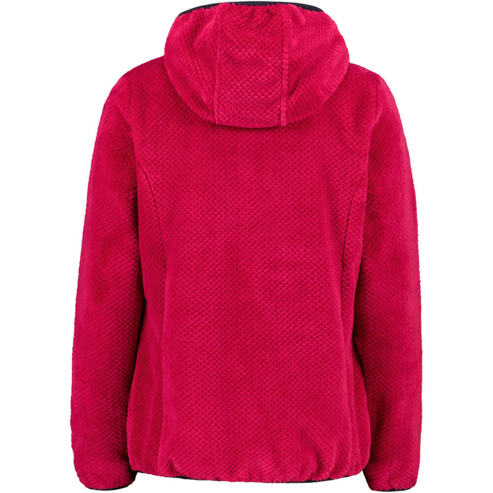 Cmp forro polar mujer WOMAN JACKET FIX HOOD vista trasera