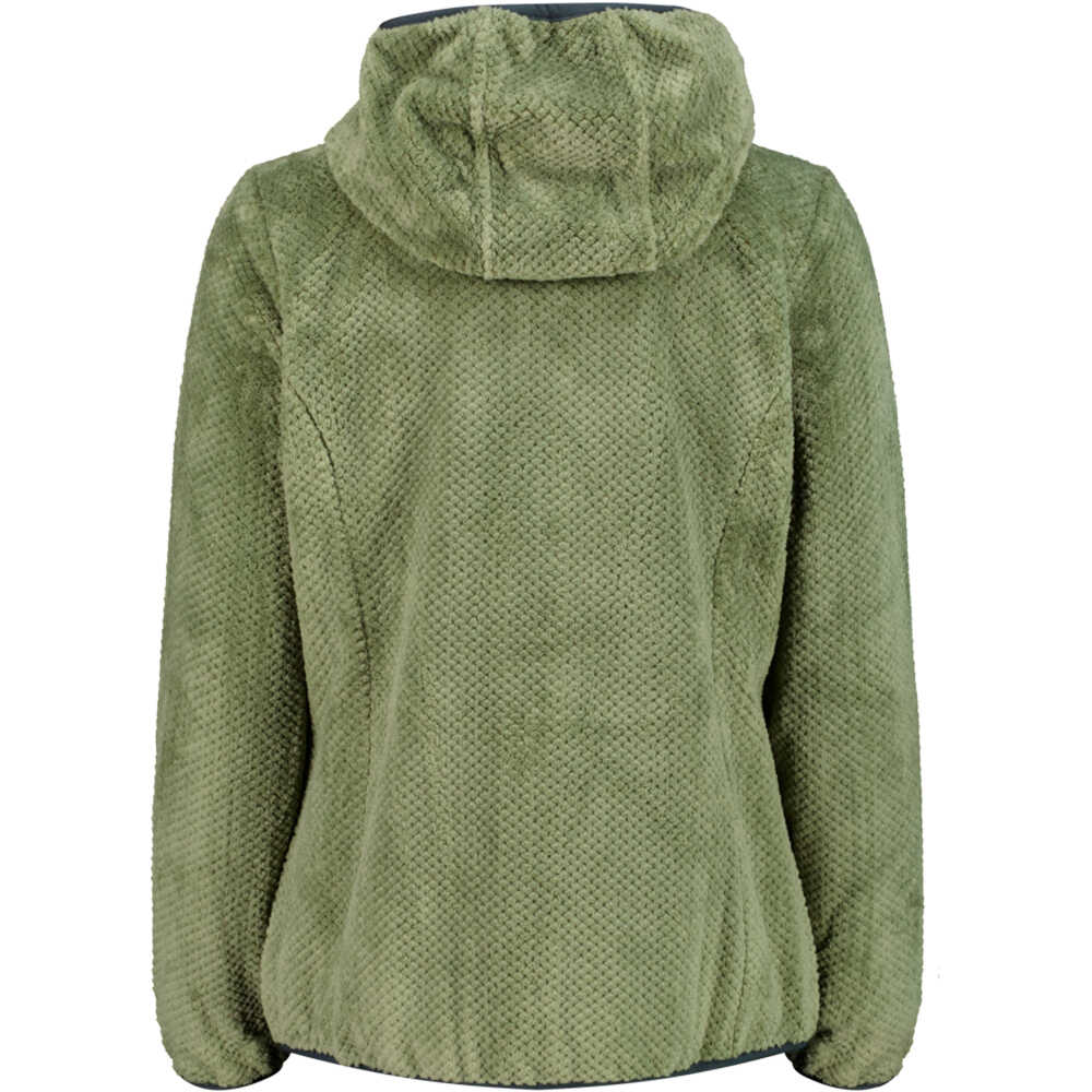 Cmp forro polar mujer WOMAN JACKET FIX HOOD vista trasera