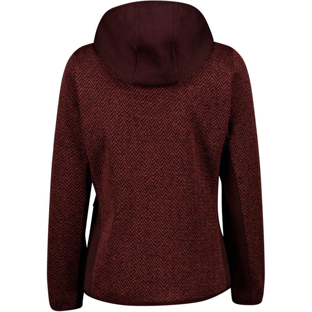 Cmp forro polar mujer WOMAN JACKET FIX HOOD vista trasera