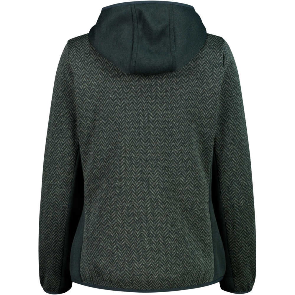 Cmp forro polar mujer WOMAN JACKET FIX HOOD vista trasera