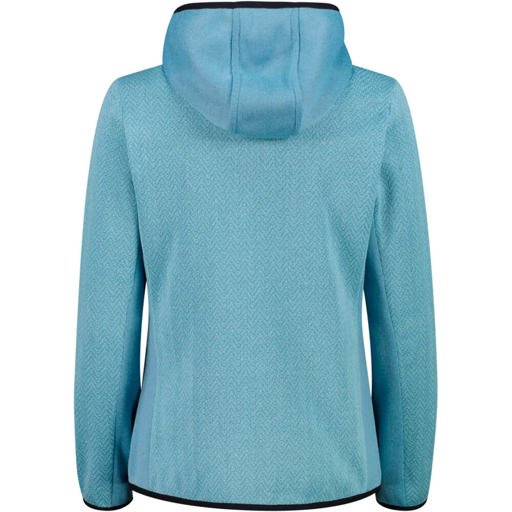 Cmp forro polar mujer WOMAN JACKET FIX HOOD vista trasera