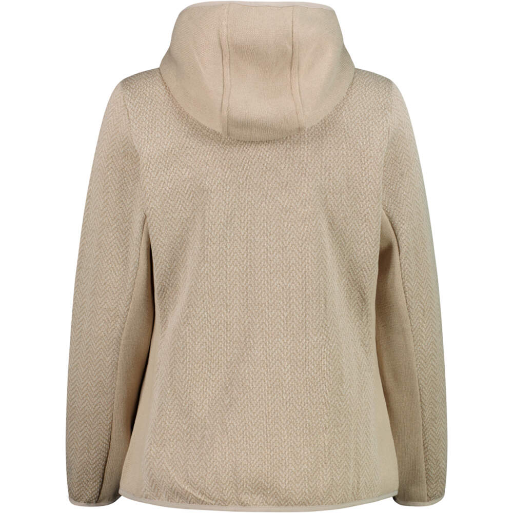 Cmp forro polar mujer WOMAN JACKET FIX HOOD vista trasera