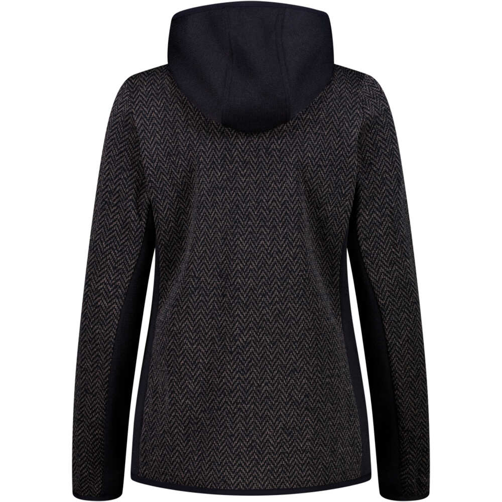 Cmp forro polar mujer WOMAN JACKET FIX HOOD vista trasera