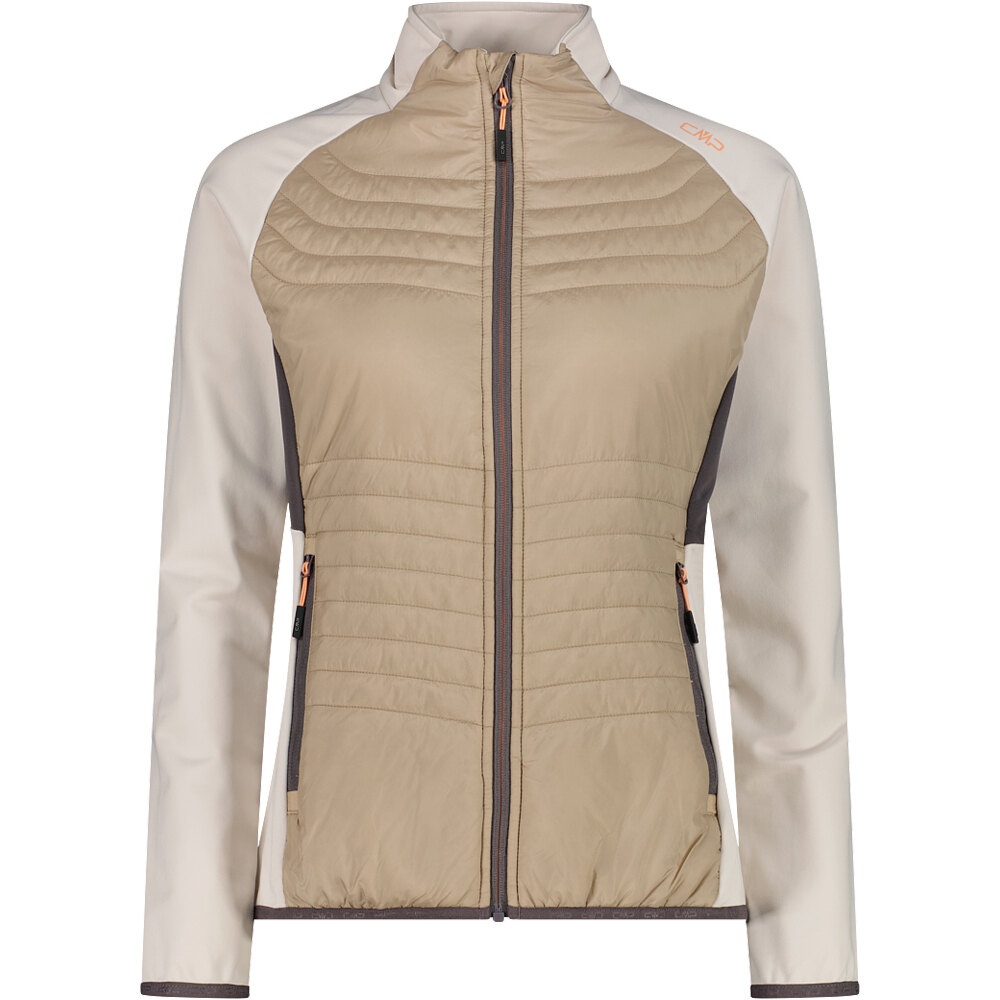 Cmp forro polar mujer WOMAN JACKET HYBRID vista frontal