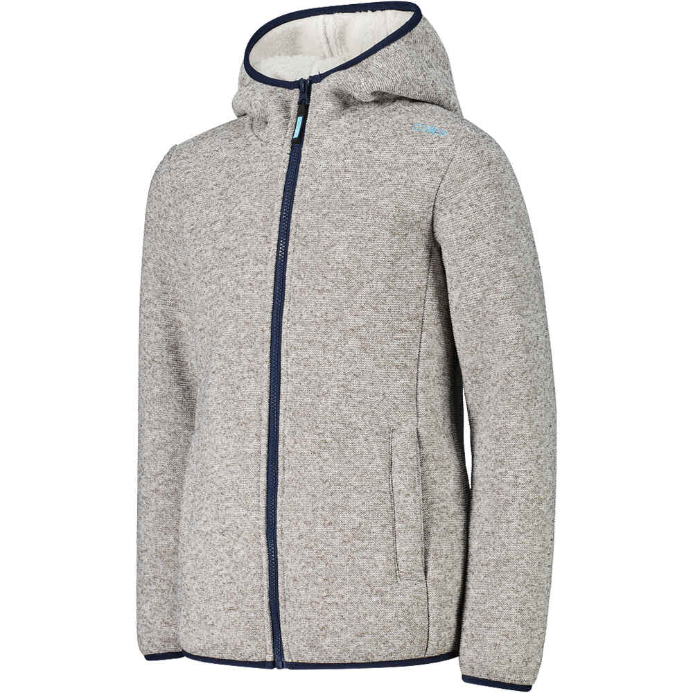 Cmp forro polar niño KID G JACKET FIX HOOD vista detalle