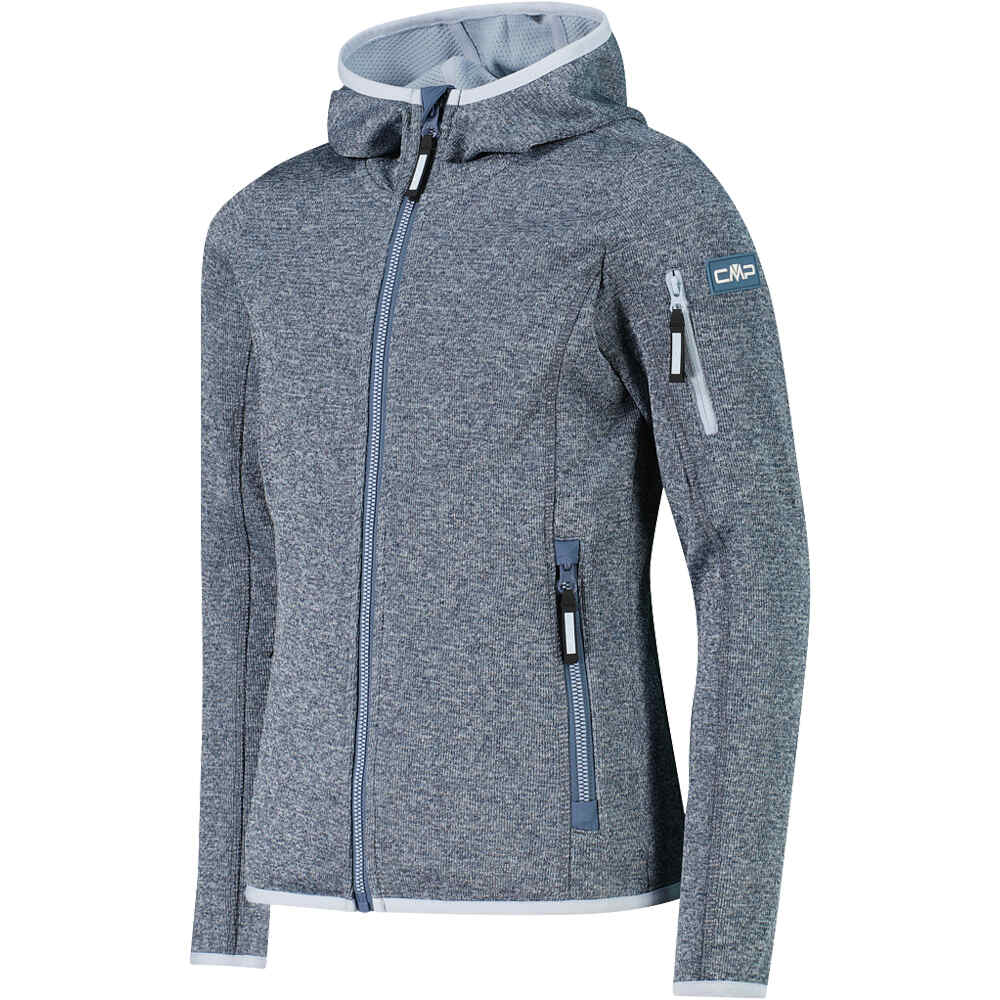 Cmp forro polar niño KID G JACKET FIX HOOD vista detalle