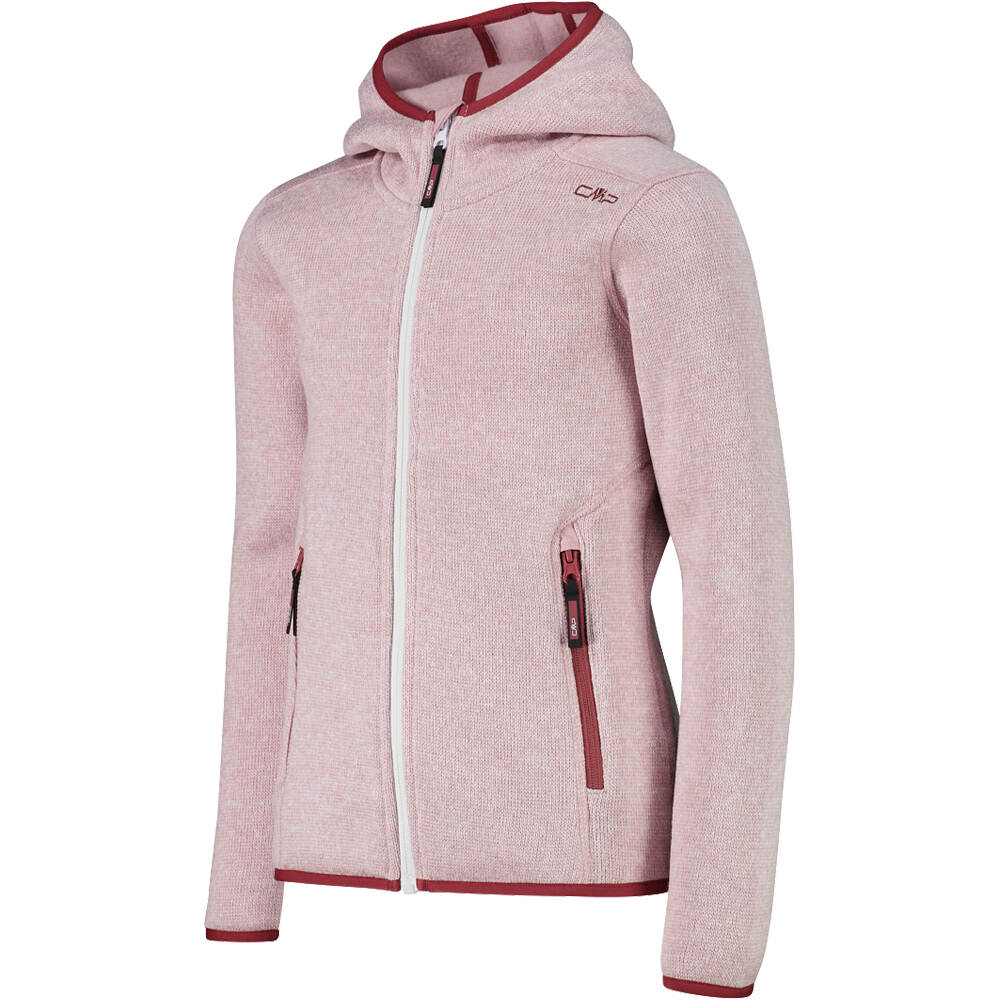 Cmp forro polar niño KID G JACKET FIX HOOD vista detalle