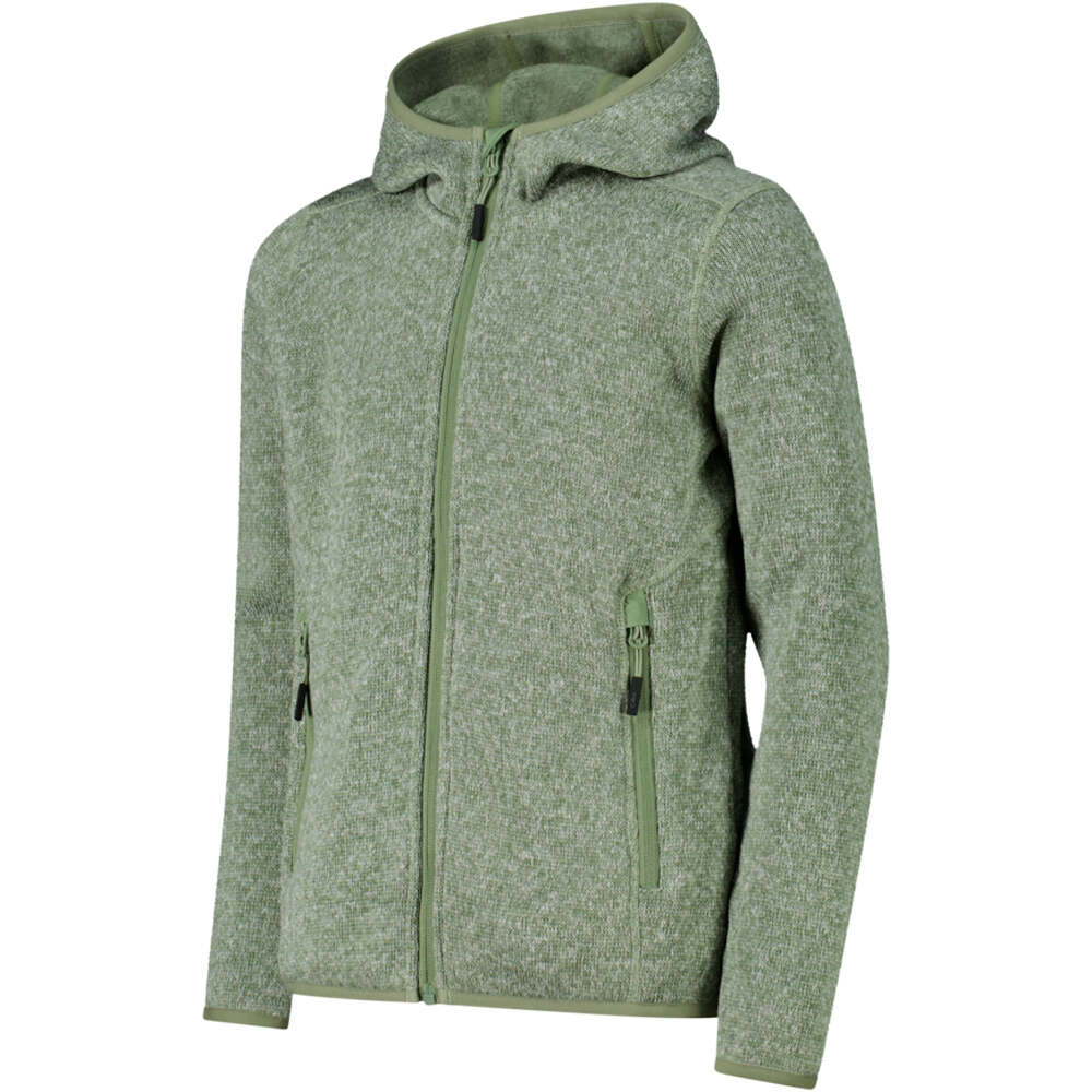 Cmp forro polar niño KID G JACKET FIX HOOD vista detalle