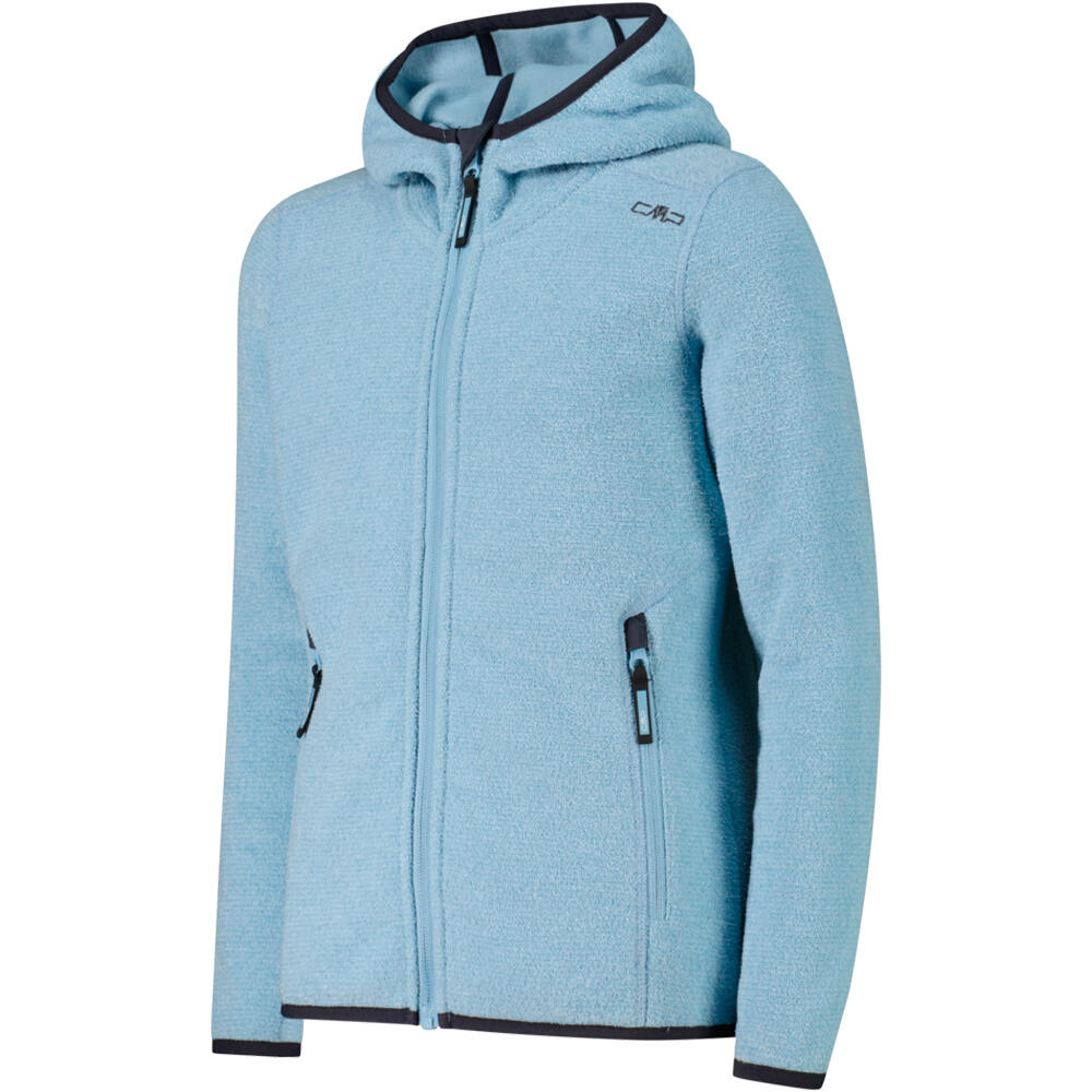 Cmp forro polar niño KID G JACKET FIX HOOD vista detalle