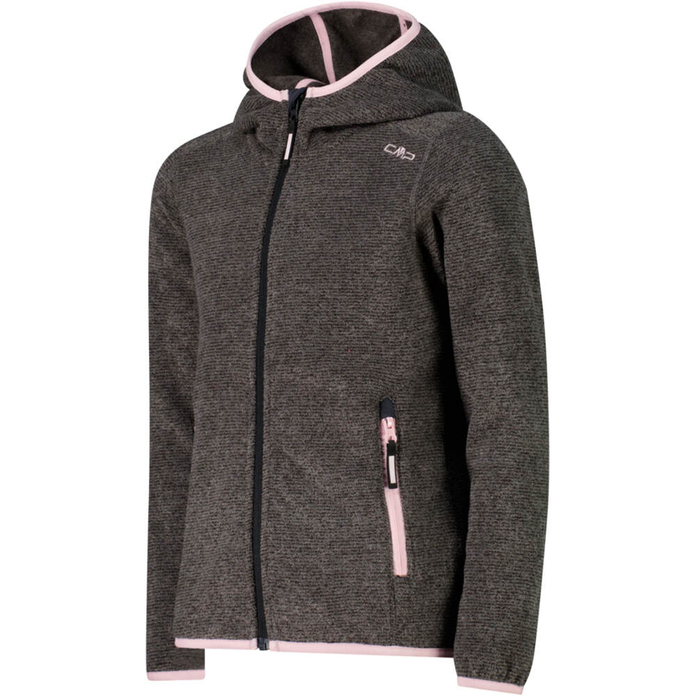 Cmp forro polar niño KID G JACKET FIX HOOD vista detalle