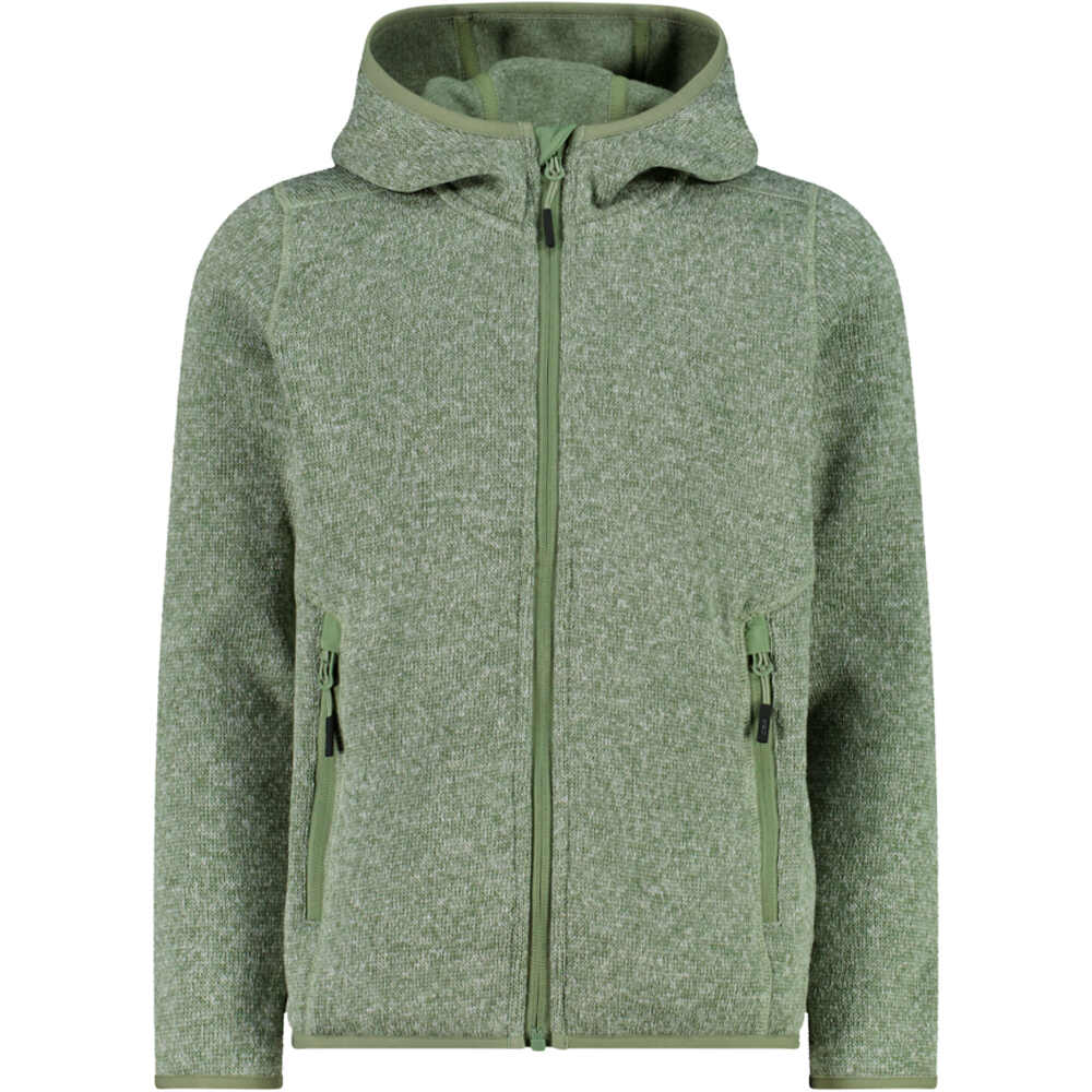 Cmp forro polar niño KID G JACKET FIX HOOD vista frontal
