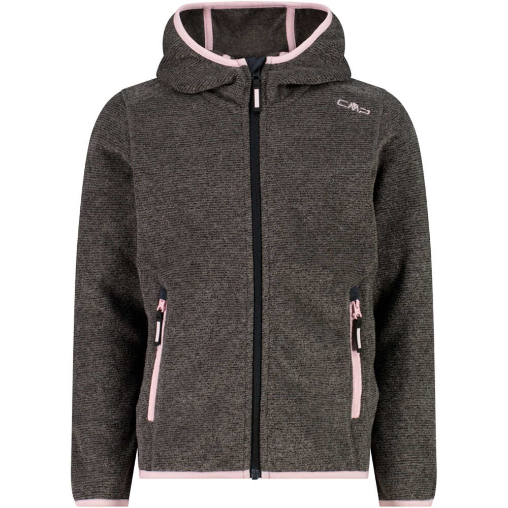 Cmp forro polar niño KID G JACKET FIX HOOD vista frontal