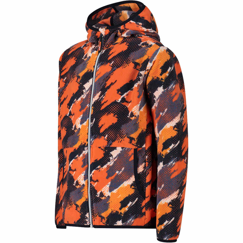 Cmp forro polar niño KID JACKET FIX HOOD vista detalle