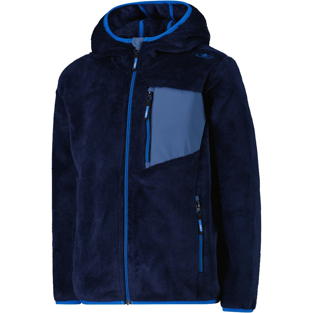 Cmp forro polar niño KID JACKET FIX HOOD vista detalle