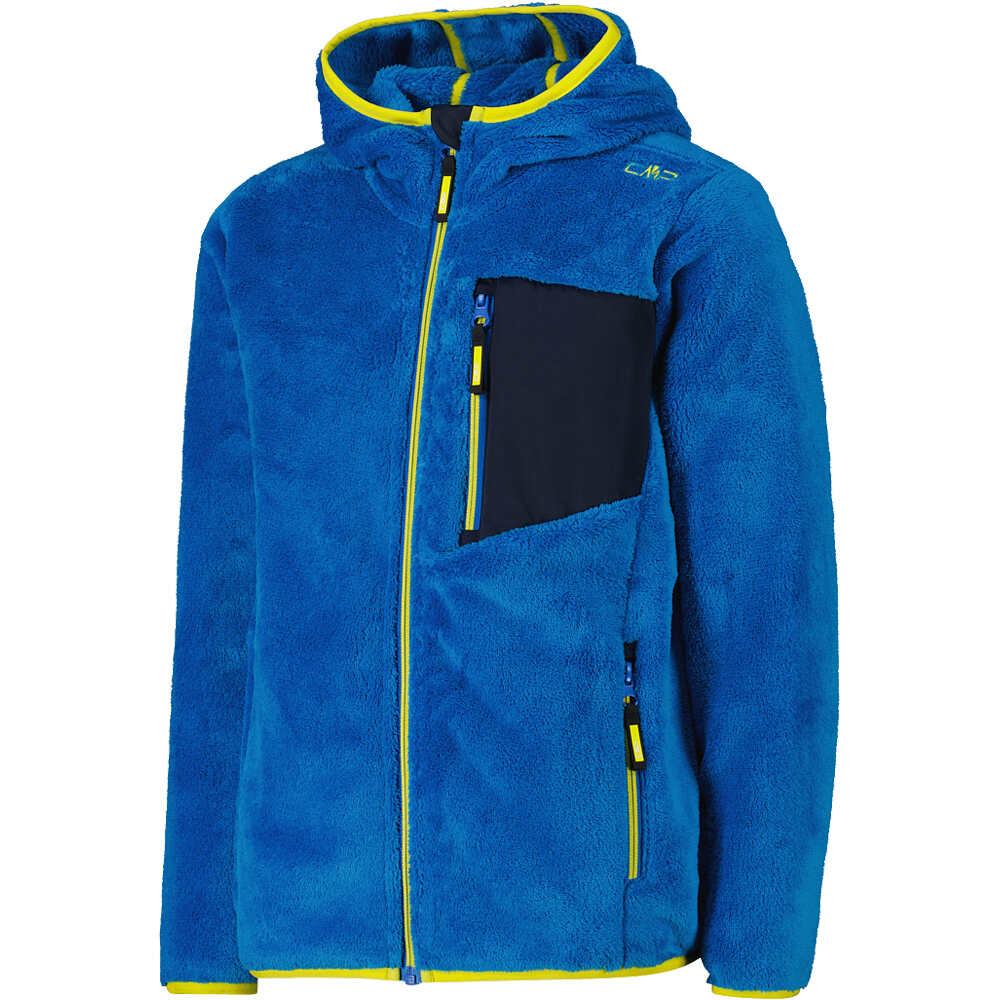 Cmp forro polar niño KID JACKET FIX HOOD vista detalle