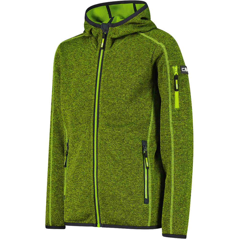 Cmp forro polar niño KID JACKET FIX HOOD vista detalle