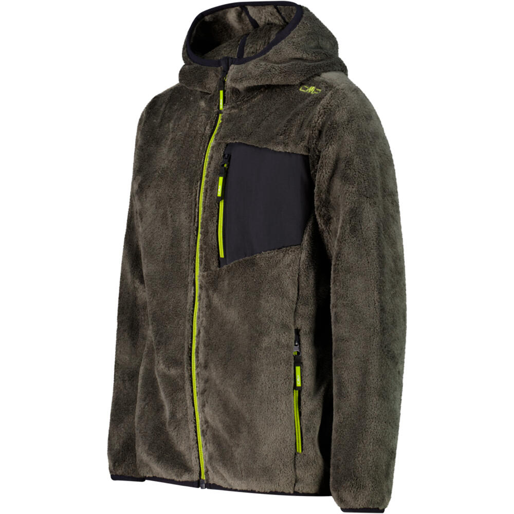 Cmp forro polar niño KID JACKET FIX HOOD vista detalle