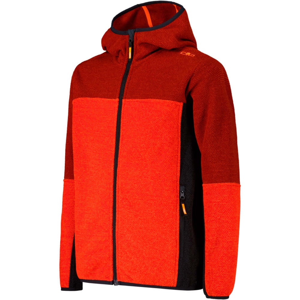 Cmp forro polar niño KID JACKET FIX HOOD vista detalle