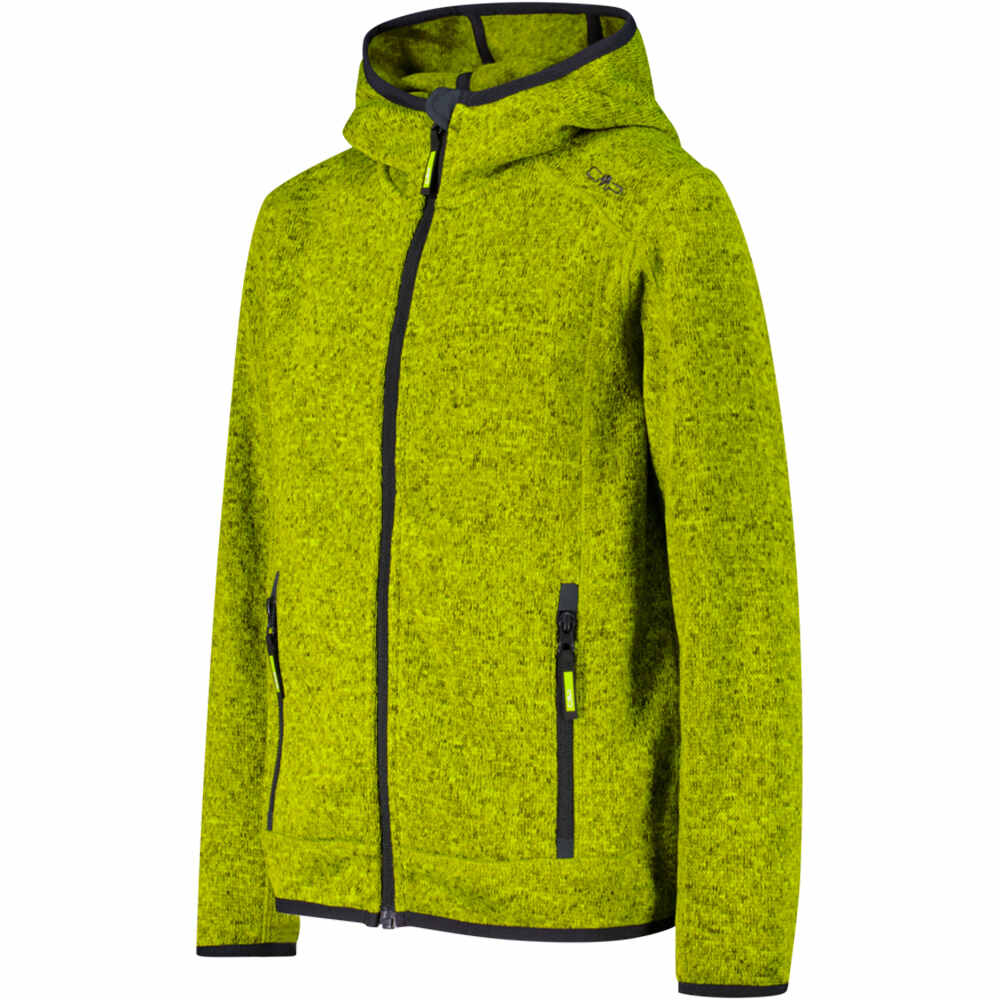 Cmp forro polar niño KID JACKET FIX HOOD vista detalle