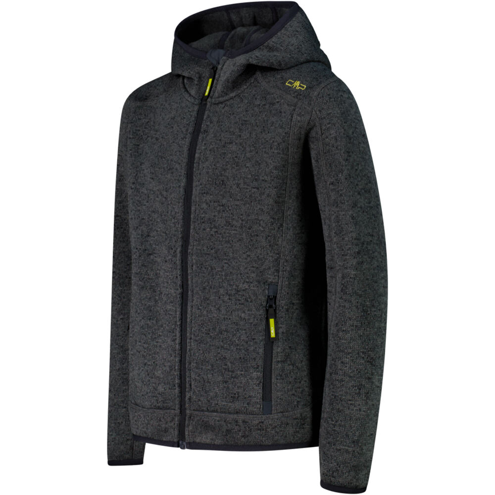 Cmp forro polar niño KID JACKET FIX HOOD vista detalle