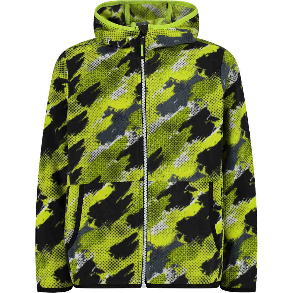 Cmp forro polar niño KID JACKET FIX HOOD vista frontal