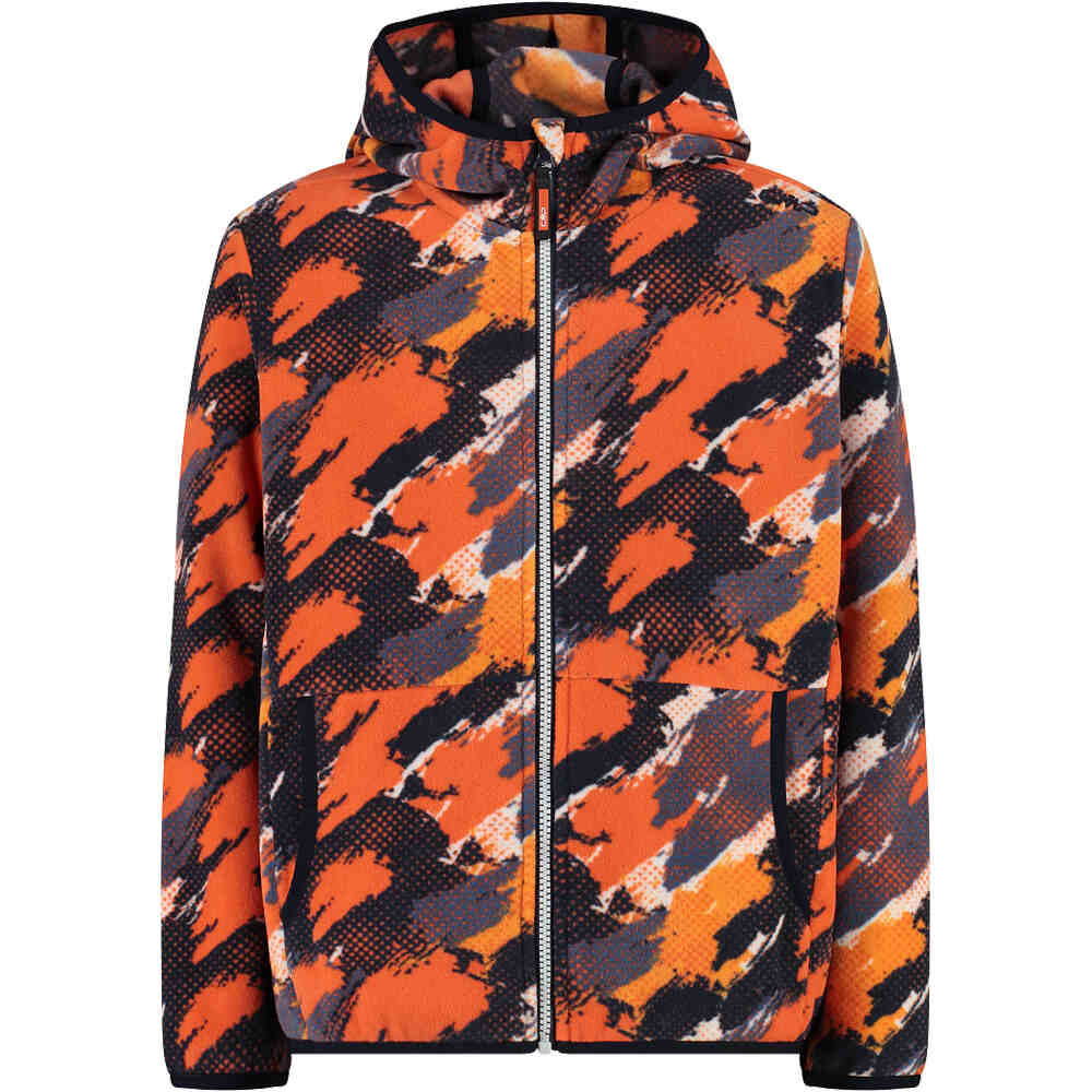 Cmp forro polar niño KID JACKET FIX HOOD vista frontal