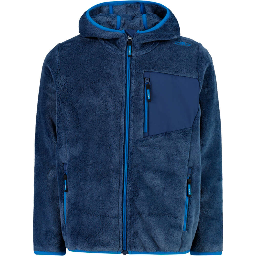 Cmp forro polar niño KID JACKET FIX HOOD vista frontal