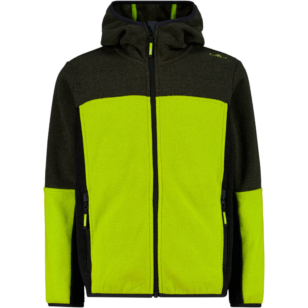 Cmp forro polar niño KID JACKET FIX HOOD vista frontal