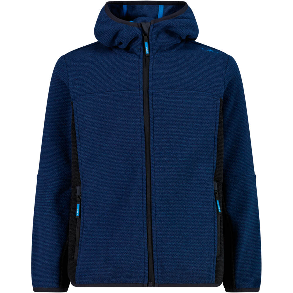 Cmp forro polar niño KID JACKET FIX HOOD vista frontal