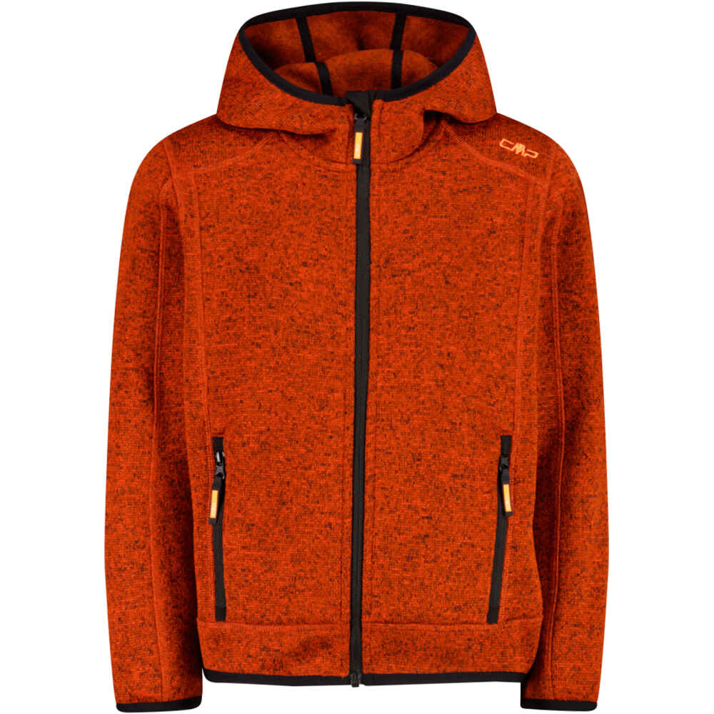 Cmp forro polar niño KID JACKET FIX HOOD vista frontal