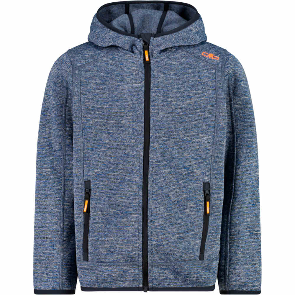 Cmp forro polar niño KID JACKET FIX HOOD vista frontal