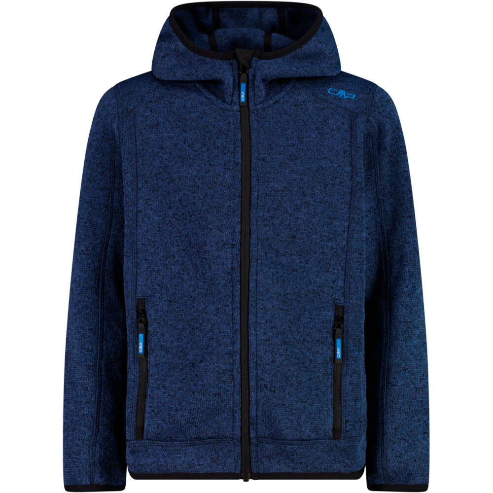 Cmp forro polar niño KID JACKET FIX HOOD vista frontal