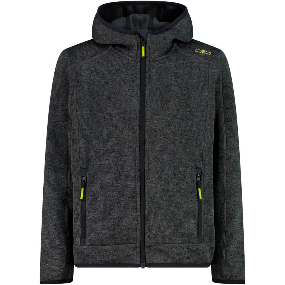 Cmp forro polar niño KID JACKET FIX HOOD vista frontal