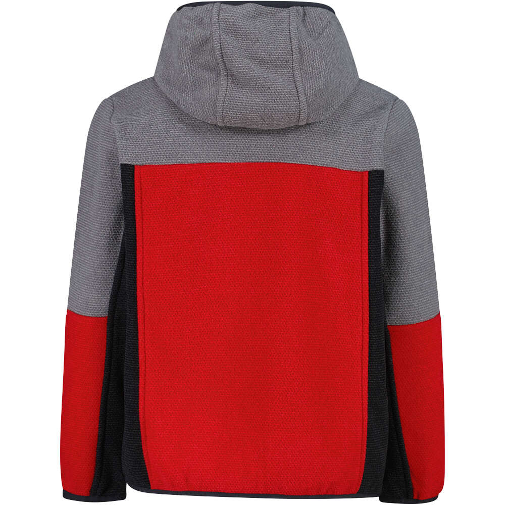 Cmp forro polar niño KID JACKET FIX HOOD vista trasera
