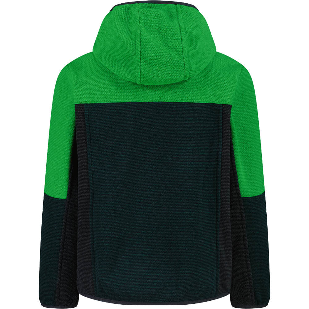 Cmp forro polar niño KID JACKET FIX HOOD vista trasera
