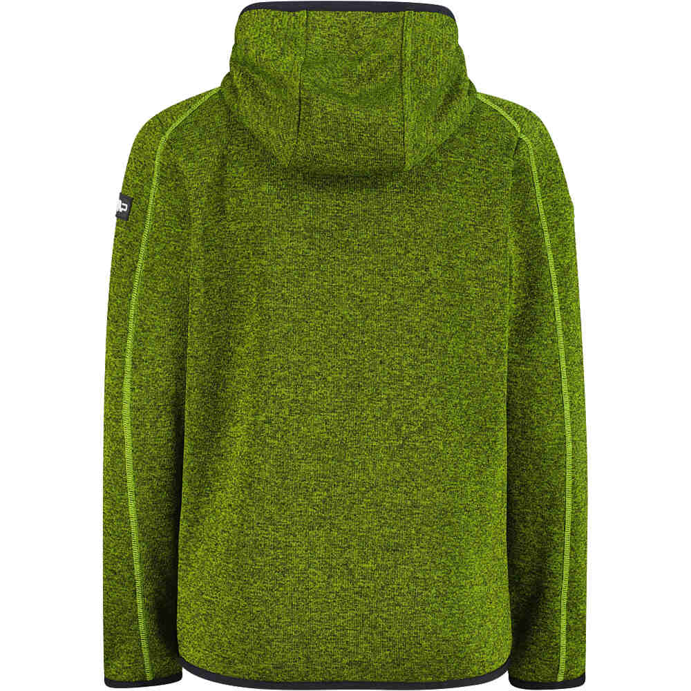Cmp forro polar niño KID JACKET FIX HOOD vista trasera