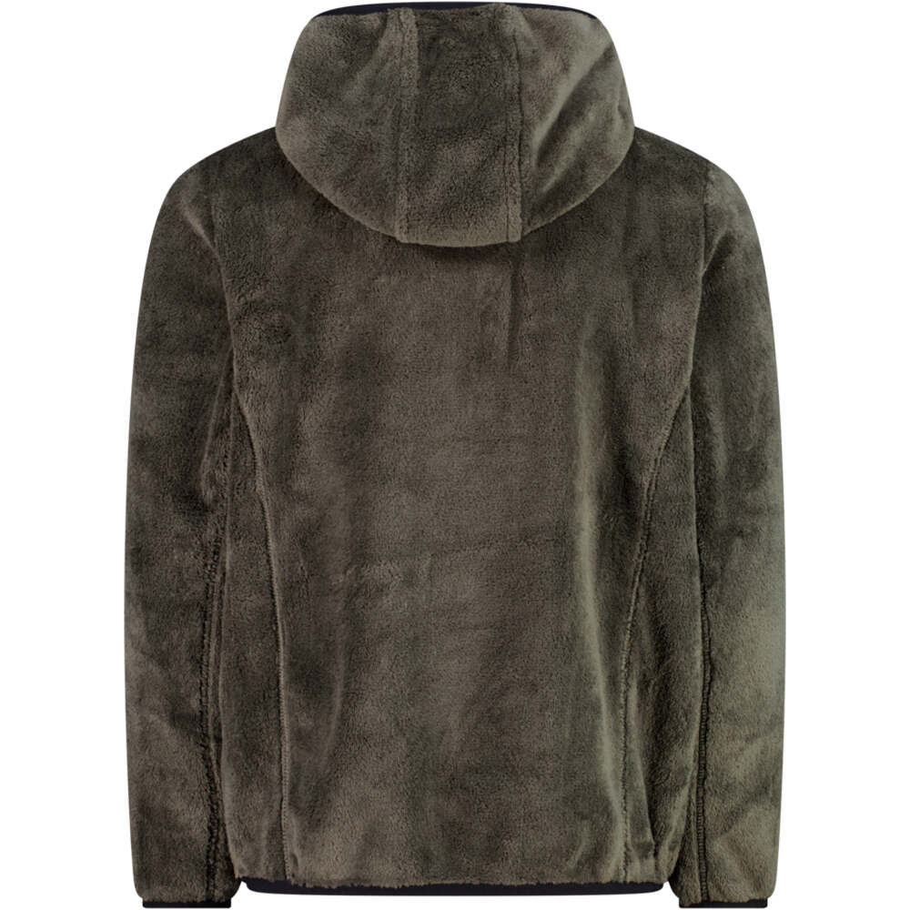 Cmp forro polar niño KID JACKET FIX HOOD vista trasera