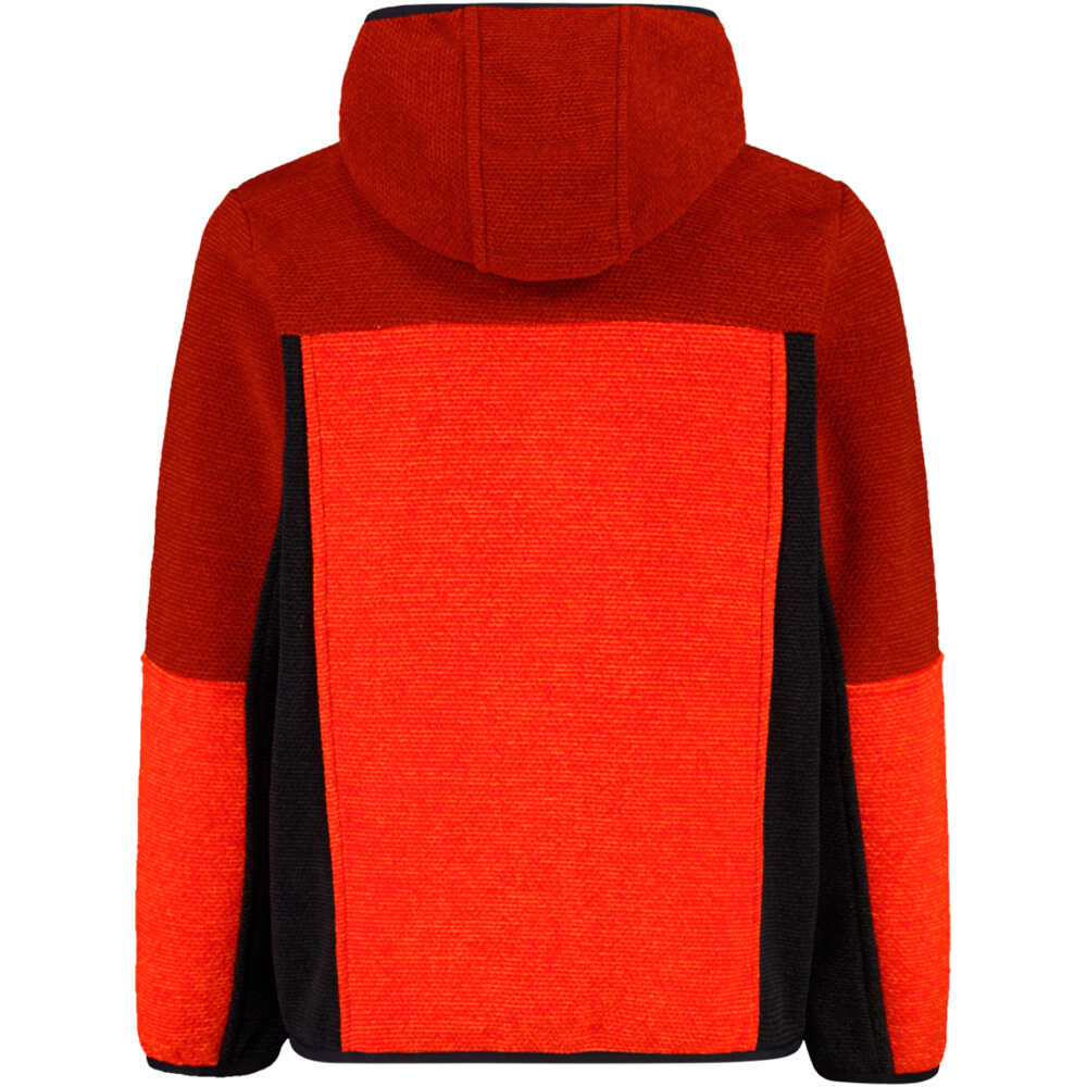 Cmp forro polar niño KID JACKET FIX HOOD vista trasera