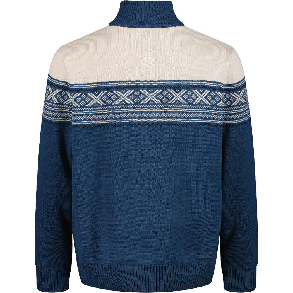Cmp jersey esquí hombre MAN SWEAT KNITTED vista trasera