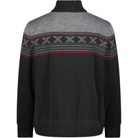 Cmp jersey esquí hombre MAN SWEAT KNITTED WP vista trasera